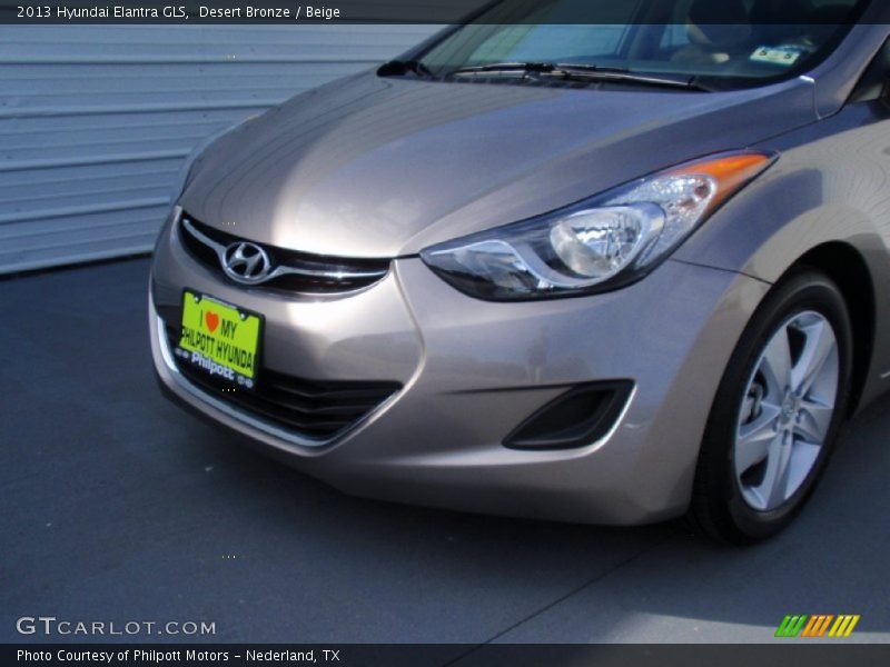 Desert Bronze / Beige 2013 Hyundai Elantra GLS