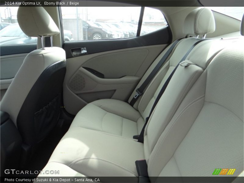 Ebony Black / Beige 2014 Kia Optima LX