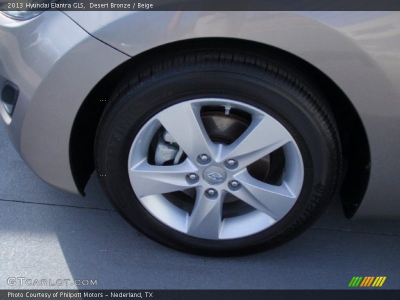 Desert Bronze / Beige 2013 Hyundai Elantra GLS