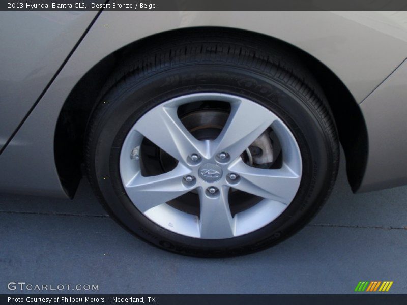 Desert Bronze / Beige 2013 Hyundai Elantra GLS