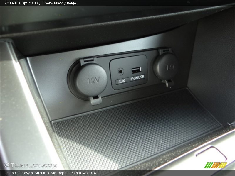 Ebony Black / Beige 2014 Kia Optima LX