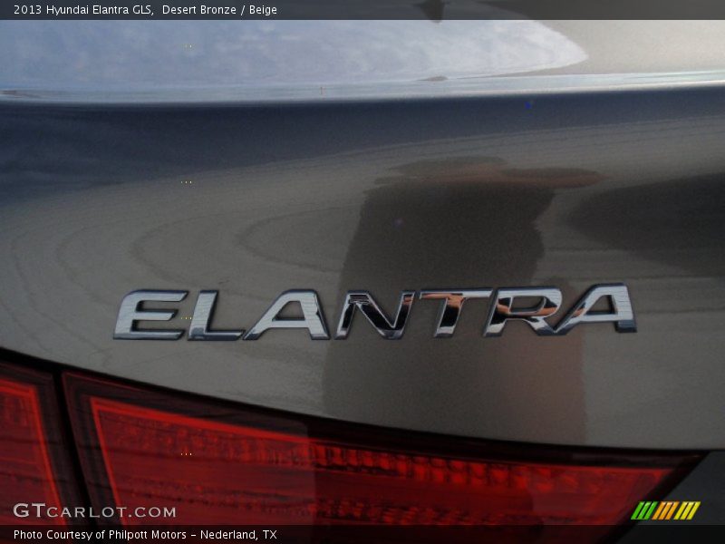 Desert Bronze / Beige 2013 Hyundai Elantra GLS