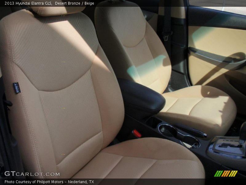 Desert Bronze / Beige 2013 Hyundai Elantra GLS