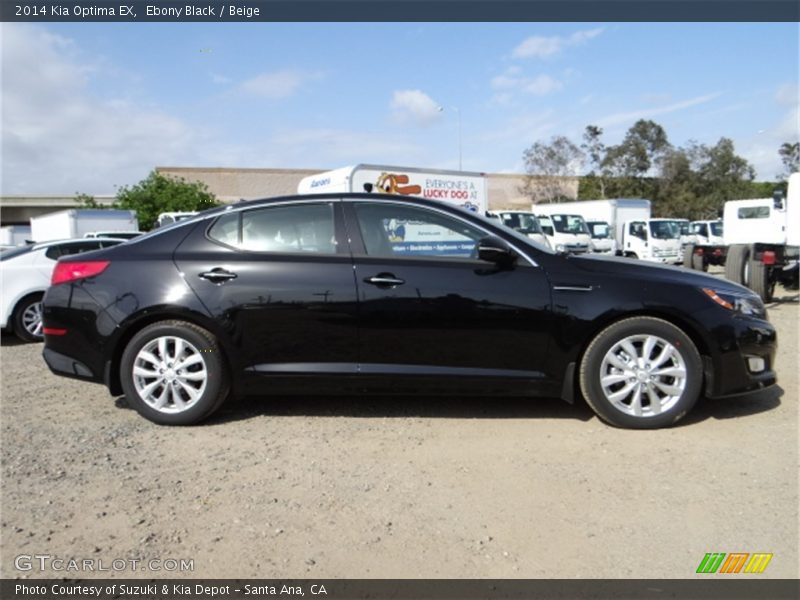 Ebony Black / Beige 2014 Kia Optima EX