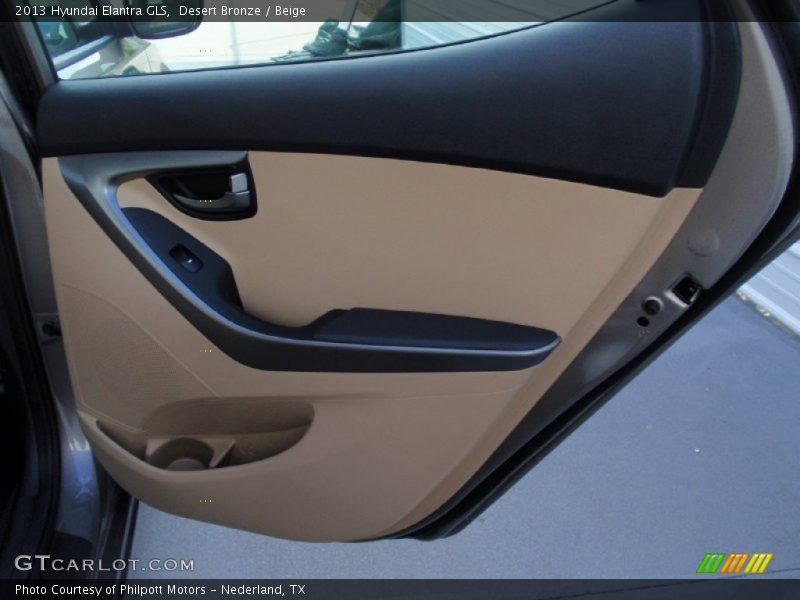 Desert Bronze / Beige 2013 Hyundai Elantra GLS
