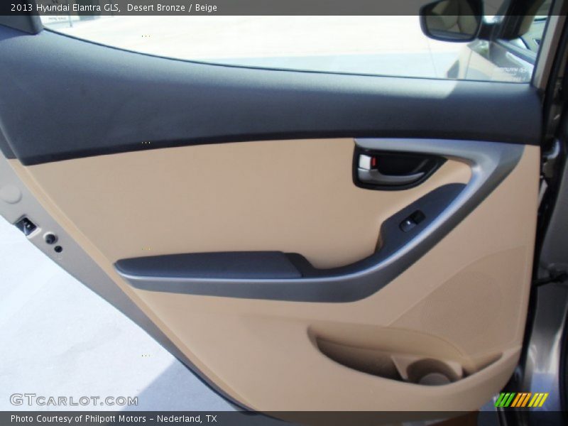 Desert Bronze / Beige 2013 Hyundai Elantra GLS
