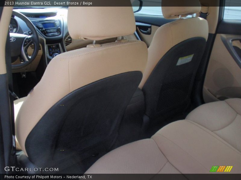 Desert Bronze / Beige 2013 Hyundai Elantra GLS