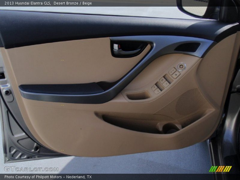 Desert Bronze / Beige 2013 Hyundai Elantra GLS