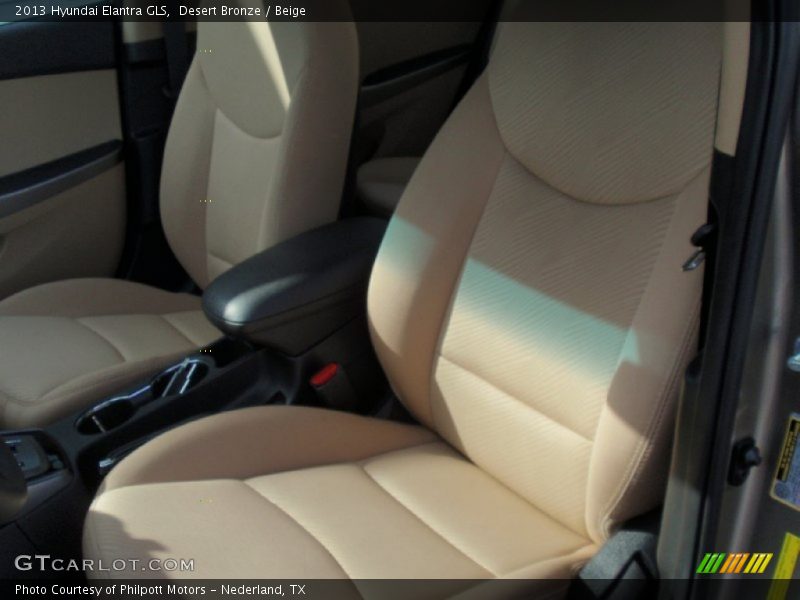 Desert Bronze / Beige 2013 Hyundai Elantra GLS