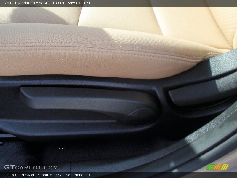 Desert Bronze / Beige 2013 Hyundai Elantra GLS