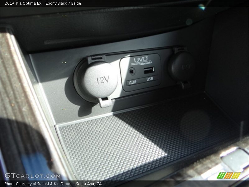 Ebony Black / Beige 2014 Kia Optima EX