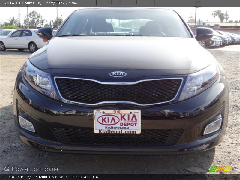 Ebony Black / Gray 2014 Kia Optima EX