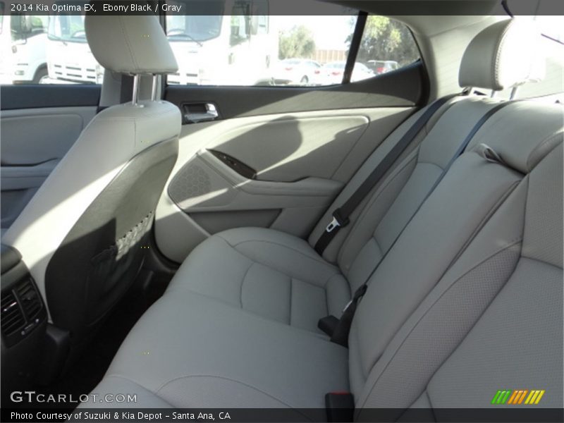 Ebony Black / Gray 2014 Kia Optima EX
