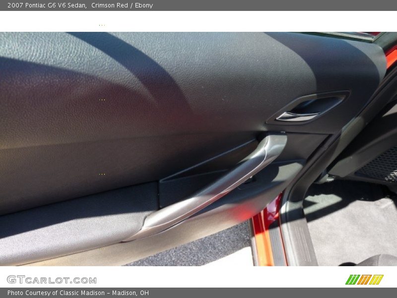 Crimson Red / Ebony 2007 Pontiac G6 V6 Sedan