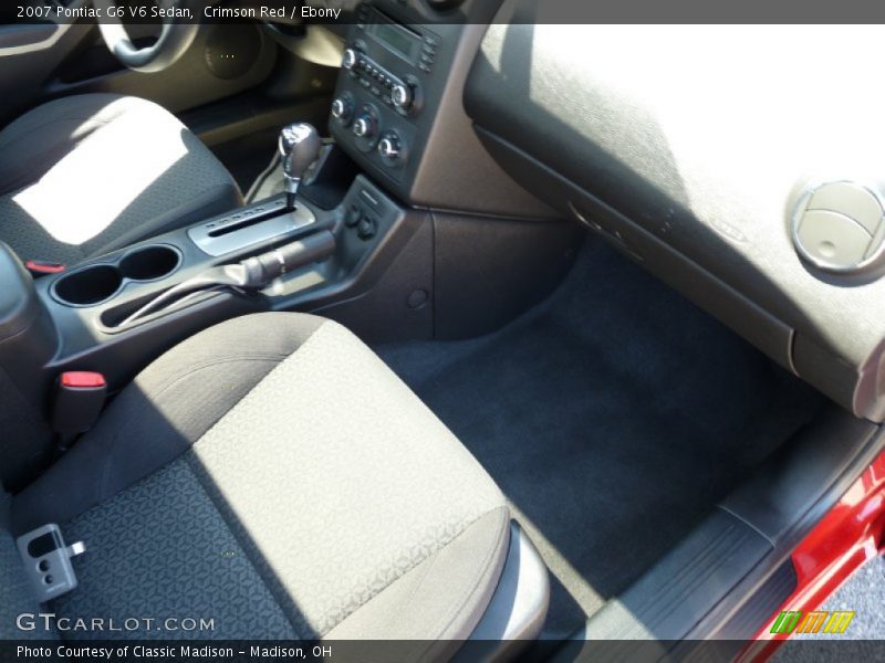 Crimson Red / Ebony 2007 Pontiac G6 V6 Sedan