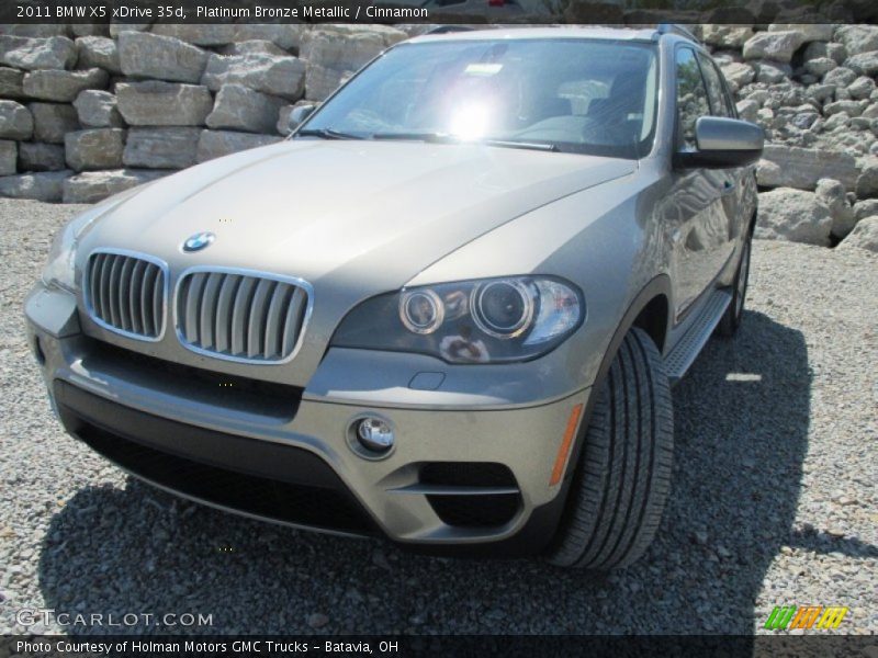 Platinum Bronze Metallic / Cinnamon 2011 BMW X5 xDrive 35d