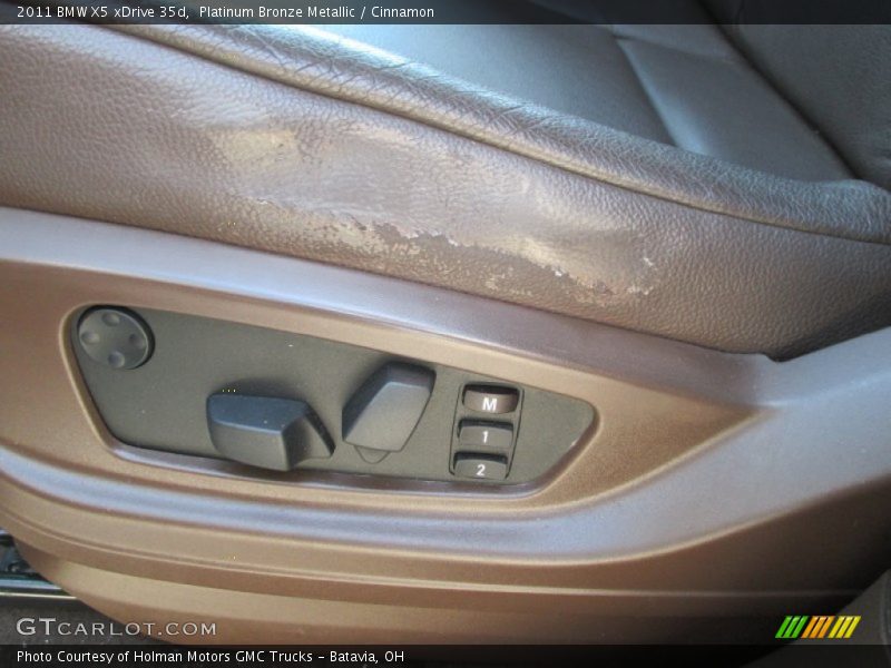Platinum Bronze Metallic / Cinnamon 2011 BMW X5 xDrive 35d