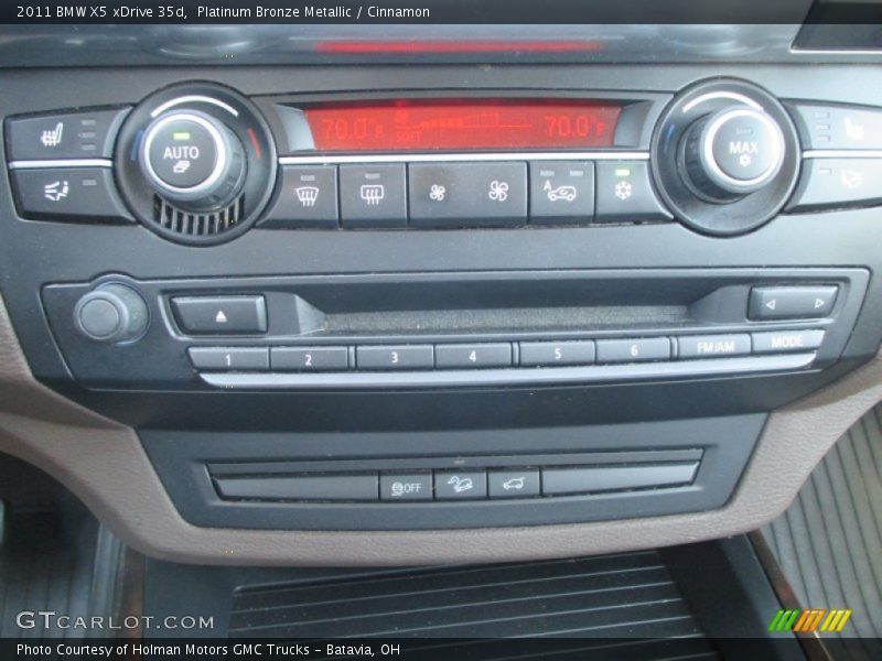 Platinum Bronze Metallic / Cinnamon 2011 BMW X5 xDrive 35d