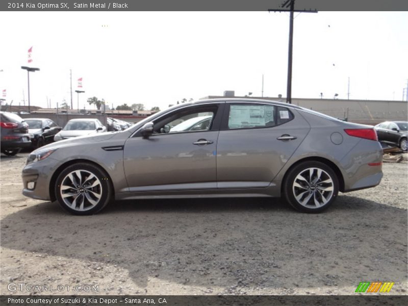 Satin Metal / Black 2014 Kia Optima SX