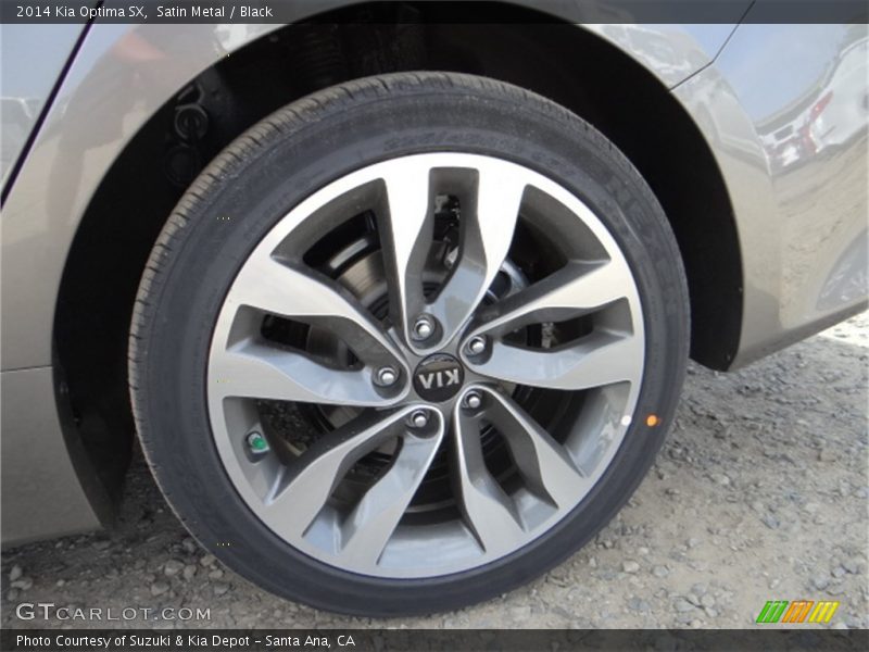 Satin Metal / Black 2014 Kia Optima SX