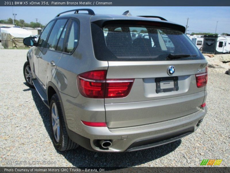 Platinum Bronze Metallic / Cinnamon 2011 BMW X5 xDrive 35d