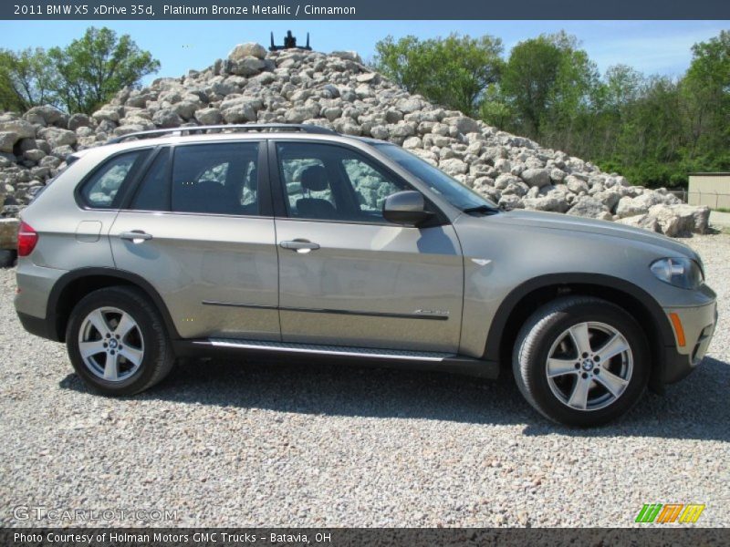 Platinum Bronze Metallic / Cinnamon 2011 BMW X5 xDrive 35d