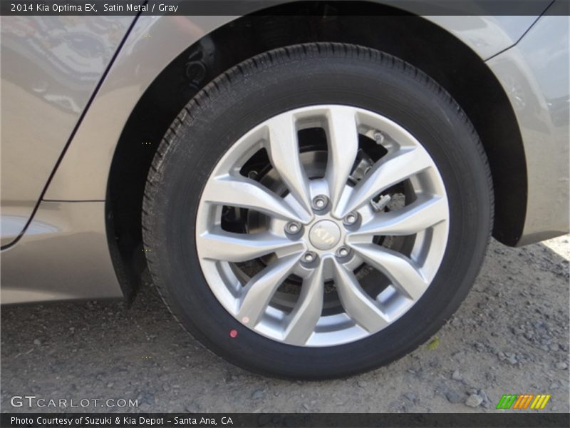 Satin Metal / Gray 2014 Kia Optima EX