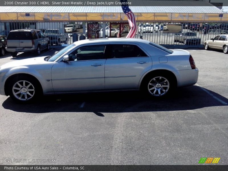 Silver Steel Metallic / Deep Jade/Light Graystone 2006 Chrysler 300 C HEMI