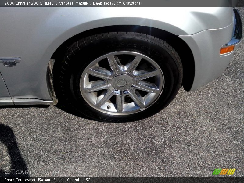 Silver Steel Metallic / Deep Jade/Light Graystone 2006 Chrysler 300 C HEMI