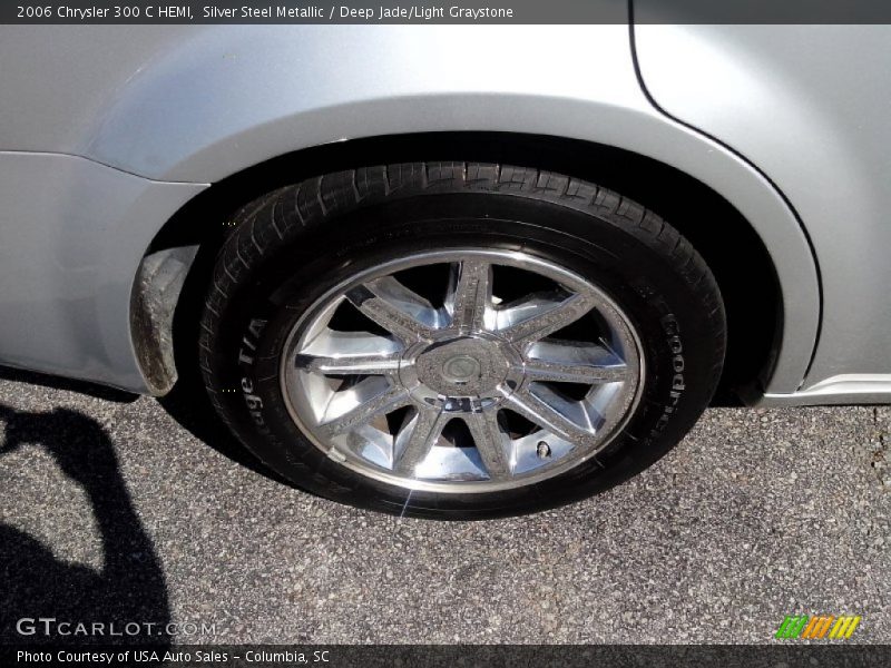 Silver Steel Metallic / Deep Jade/Light Graystone 2006 Chrysler 300 C HEMI