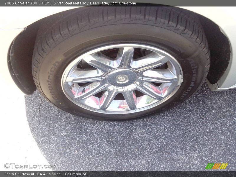 Silver Steel Metallic / Deep Jade/Light Graystone 2006 Chrysler 300 C HEMI
