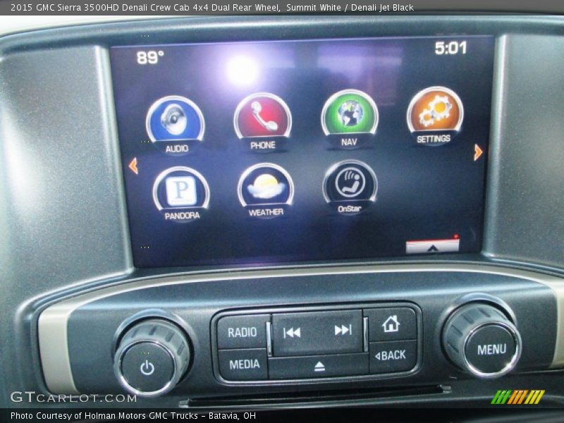 Controls of 2015 Sierra 3500HD Denali Crew Cab 4x4 Dual Rear Wheel