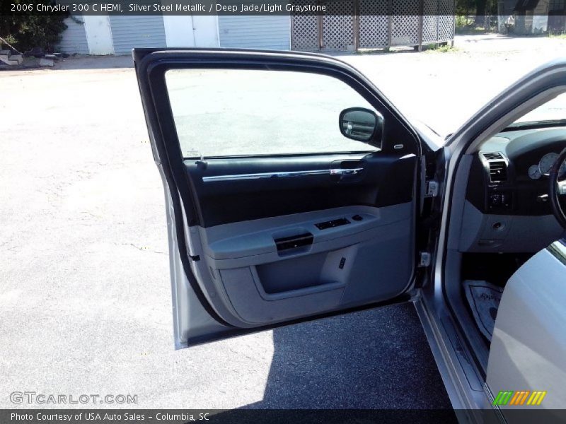 Silver Steel Metallic / Deep Jade/Light Graystone 2006 Chrysler 300 C HEMI