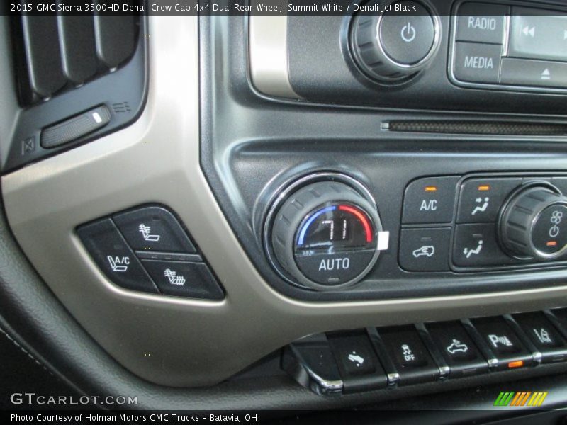 Controls of 2015 Sierra 3500HD Denali Crew Cab 4x4 Dual Rear Wheel