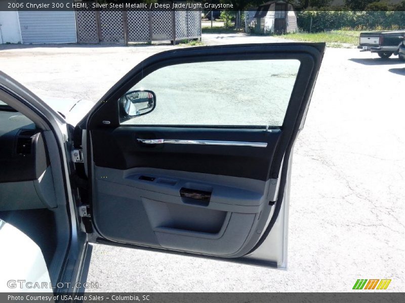 Silver Steel Metallic / Deep Jade/Light Graystone 2006 Chrysler 300 C HEMI