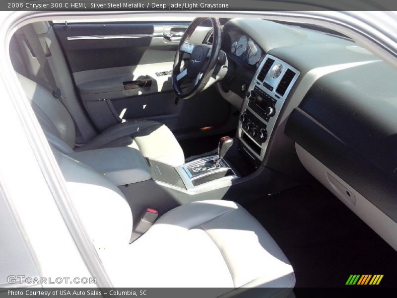 Silver Steel Metallic / Deep Jade/Light Graystone 2006 Chrysler 300 C HEMI