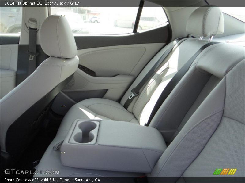 Ebony Black / Gray 2014 Kia Optima EX