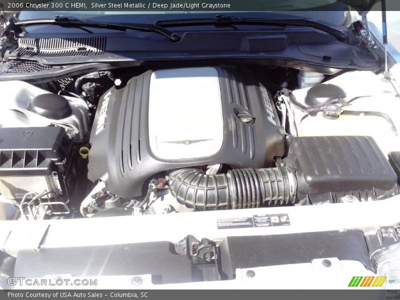 Silver Steel Metallic / Deep Jade/Light Graystone 2006 Chrysler 300 C HEMI