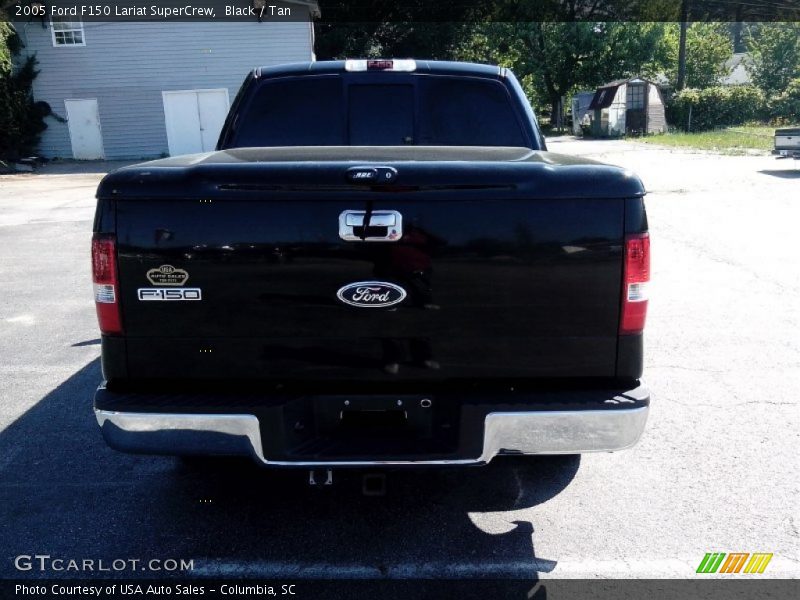 Black / Tan 2005 Ford F150 Lariat SuperCrew