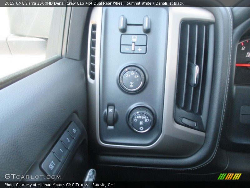 Controls of 2015 Sierra 3500HD Denali Crew Cab 4x4 Dual Rear Wheel