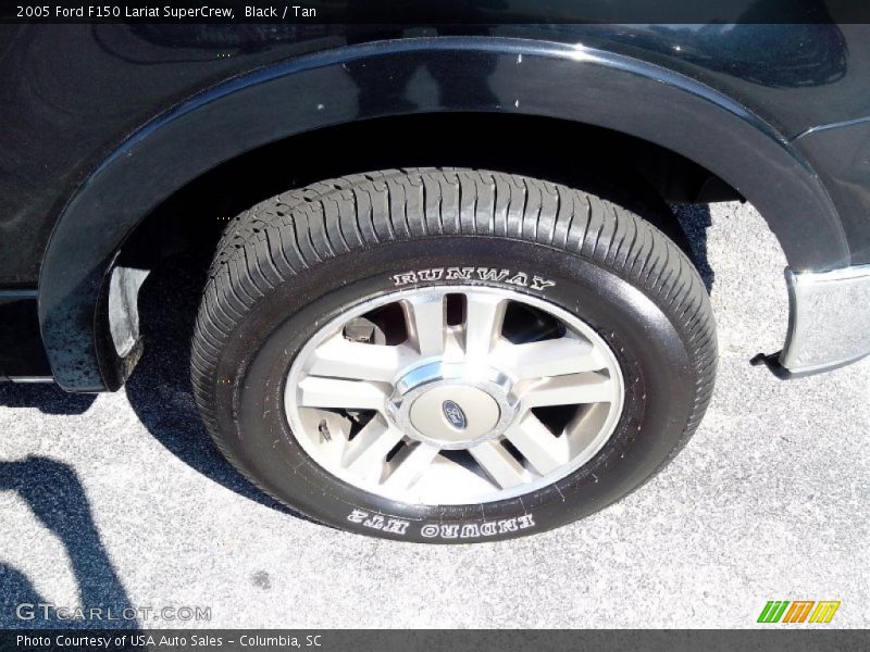 Black / Tan 2005 Ford F150 Lariat SuperCrew