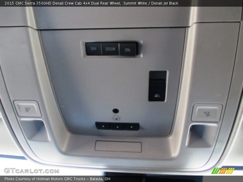 Controls of 2015 Sierra 3500HD Denali Crew Cab 4x4 Dual Rear Wheel