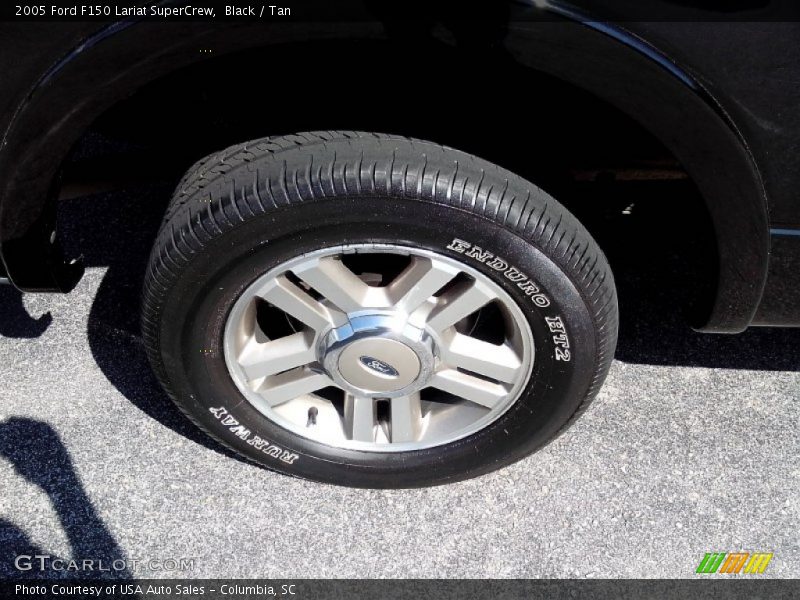 Black / Tan 2005 Ford F150 Lariat SuperCrew