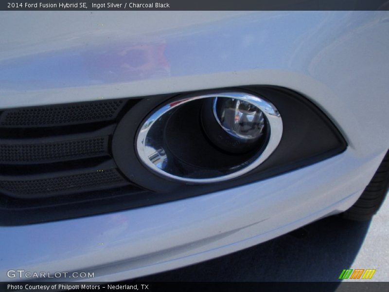 Ingot Silver / Charcoal Black 2014 Ford Fusion Hybrid SE
