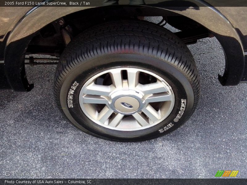 Black / Tan 2005 Ford F150 Lariat SuperCrew