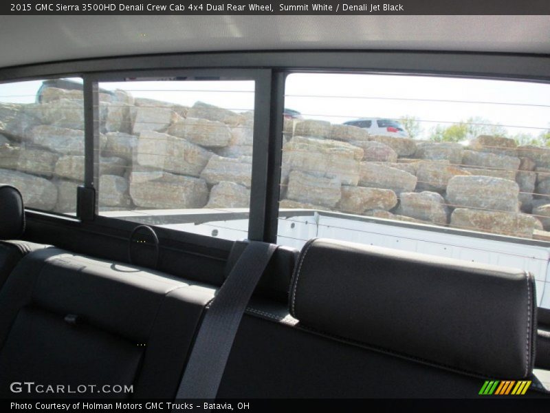 Summit White / Denali Jet Black 2015 GMC Sierra 3500HD Denali Crew Cab 4x4 Dual Rear Wheel