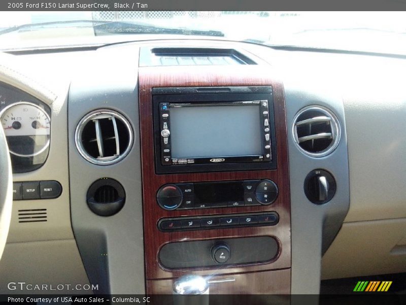 Black / Tan 2005 Ford F150 Lariat SuperCrew