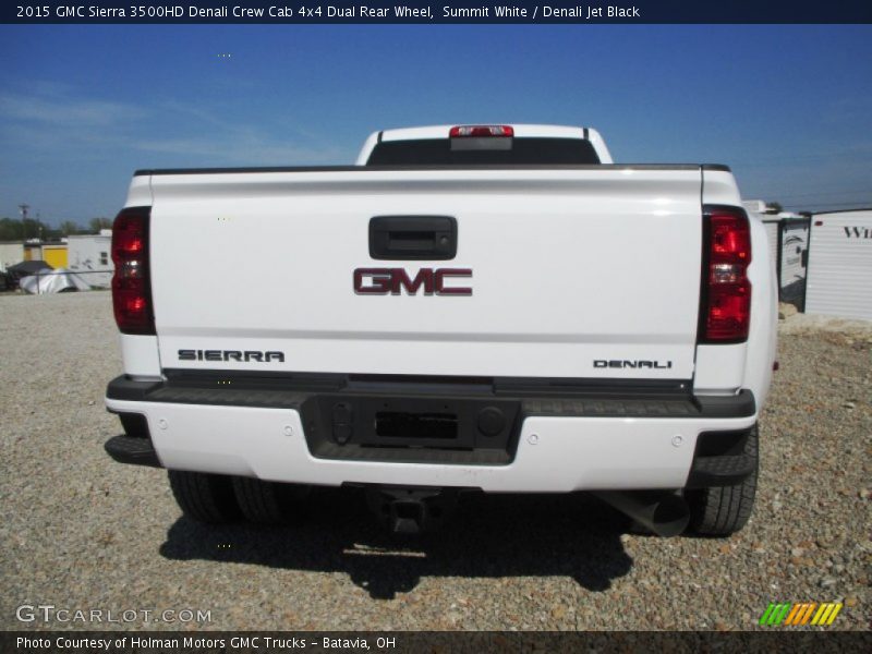 Summit White / Denali Jet Black 2015 GMC Sierra 3500HD Denali Crew Cab 4x4 Dual Rear Wheel