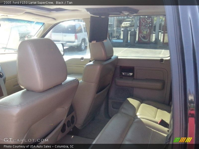 Black / Tan 2005 Ford F150 Lariat SuperCrew
