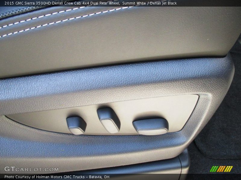 Summit White / Denali Jet Black 2015 GMC Sierra 3500HD Denali Crew Cab 4x4 Dual Rear Wheel